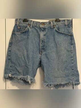 Levi’s 505 Classic High-Waist Light Blue Denim Shorts - Women's